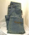 Rocca Wear STRETCH FLAME JEAN Blue Denim Low Rise 9/10