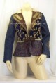 VANITY COLLECTION Tie-Front Crown Patchwork Jacket 128-018